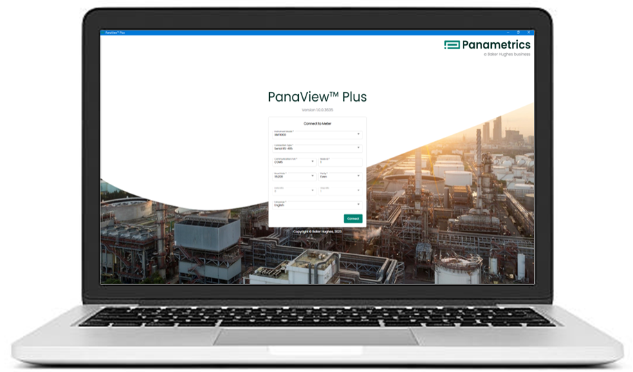 Panametrics PanaViewPlus software